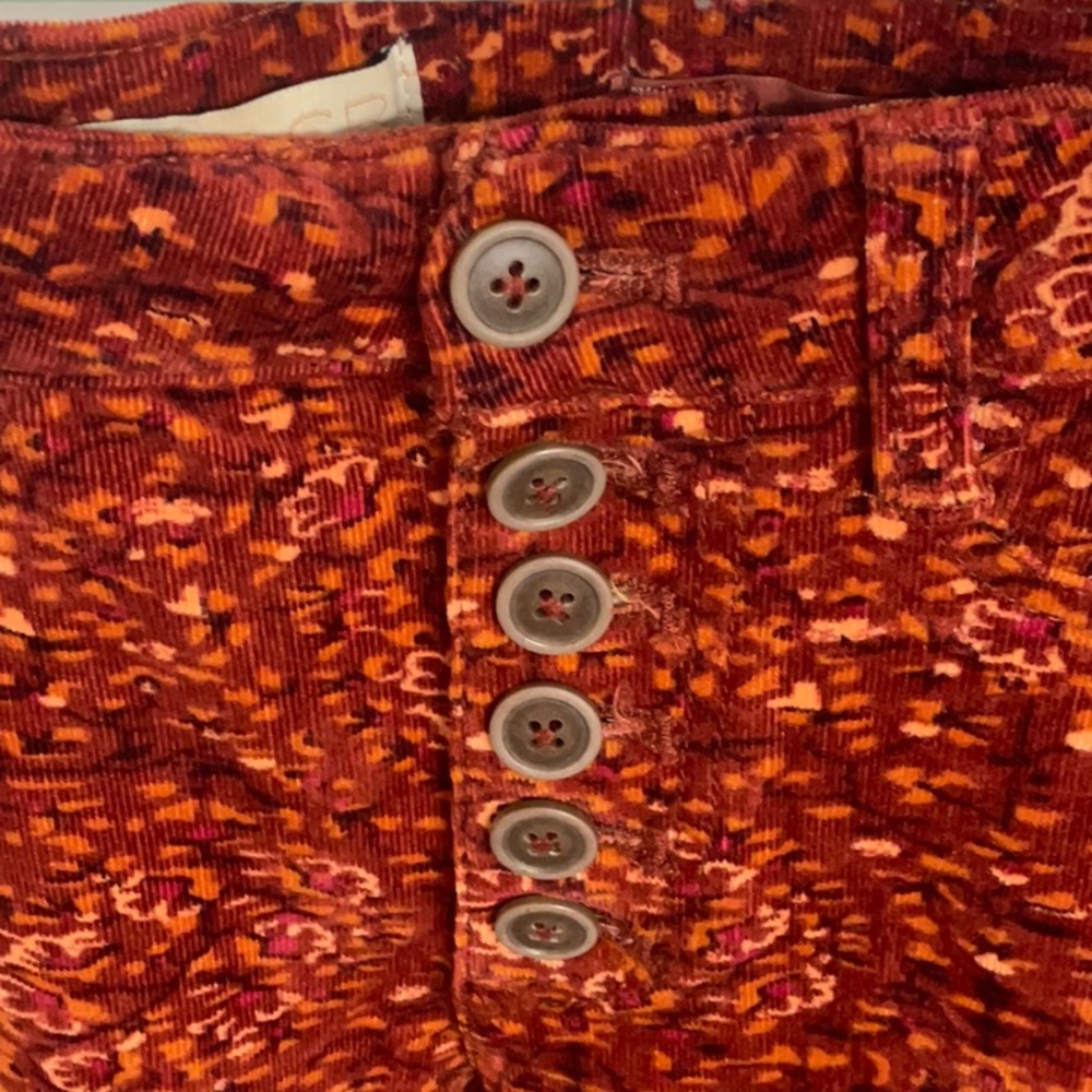 Pilcro Patterned High Rise Skinny Corduroy Pants - Picture 5 of 13